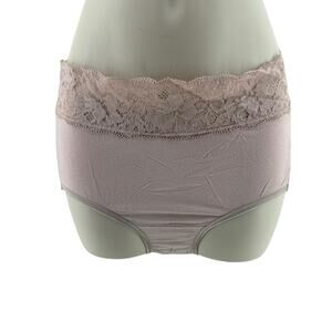 Soma Embraceable Modern Brief Pale Mauve Pantie Womens Medium